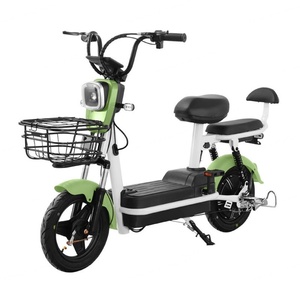 Scooter Eléctrico de 14 Pulgadas Directo de Fábrica con Batería Portátil de 48V12A, Bicicleta Eléctrica de 350W para Adultos, Bicicleta Eléctrica con Marco de Acero - Product Image 4