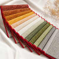 Tissu Chenille Personnalisé pour Canapé, Écologique, Anti-Plis, 100% Polyester Teint Uni, Grammage Lourd pour Textile de Maison