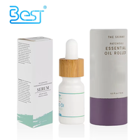 Emballage cosmétique en gros, flacon compte-gouttes, boîte blanche, huile essentielle, sérum, gouttes pour les yeux, soin de la peau, verre, impression sur écran, personnalisé