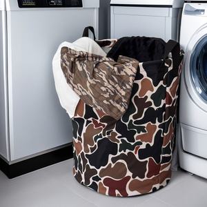 Bolsa de Compras Plegable con Estampado de Vaca Estilo Occidental Personalizada/al por Mayor, Cesta de Almacenamiento de Ropa Sucia con Asa - Product Image 3