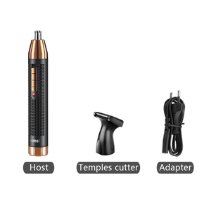 Kemei KM-728 2 en 1 <span class=keywords><strong>Tondeuse</strong></span> à poils de <span class=keywords><strong>nez</strong></span> <span class=keywords><strong>rechargeable</strong></span> pour hommes <span class=keywords><strong>Tondeuse</strong></span> pour <span class=keywords><strong>oreilles</strong></span>, visage, <span class=keywords><strong>nez</strong></span>, <span class=keywords><strong>sourcils</strong></span>, sans fil - Product Image 2