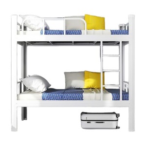 <span class=keywords><strong>Letto</strong></span> a Castello <span class=keywords><strong>Salvaspazio</strong></span> per Dormitori Scolastici - Design Pieghevole e Struttura Compatta in Metallo - Product Image 2