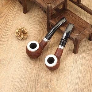 Pipas para fumar de madera tubi per fumatori in legno all'ingrosso Custom Factory Direct Fancy Handmade durevole fumo pipa da fumo in legno - Product Image 4