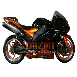 Corps OEM pour KAWASAKI <span class=keywords><strong>NINJA</strong></span> ZX <span class=keywords><strong>1000</strong></span> CC 10 R 10R ZX10R 04 Orange noir 05 50LQ.101 ZX1000 ZX-10R <span class=keywords><strong>2004</strong></span> 2005 Kit de carénages d'injection - Product Image 1