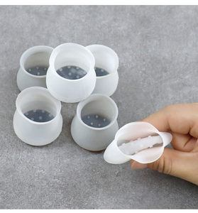 Protezioni per il pavimento della gamba della sedia in Silicone elastico trasparente a forma di dimensioni personalizzate del fornitore diretto in fabbrica - Product Image 6