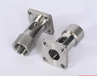 Support cylindrique carré 20*25 en acier inoxydable 304, raccords de base pour équipement de remplissage