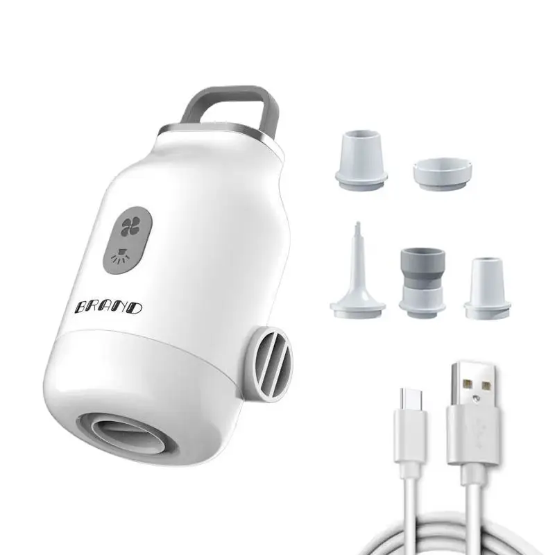 Minik Mini ve taşınabilir elektrikli hava pompası şişirme iki yönlü Usb Ultra-mini kablosuz pompa kompresör için şişme döngüsü kamp