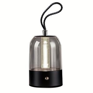 Lámpara de Mesa LED Táctil Recargable, 3 Colores, Luz Nocturna Regulable, Luz Ambiental Portátil, Decoración de Dormitorio, Linterna para Acampar al Aire Libre - Product Image 6