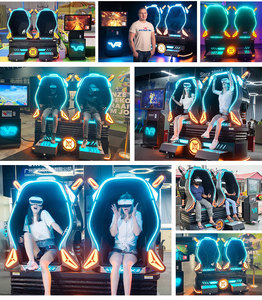 Simulateur d'équipement de réalité virtuelle Console <span class=keywords><strong>VR</strong></span> Équipement de parc d'attractions Fauteuil à œufs Machine de jeu <span class=keywords><strong>VR</strong></span> pour centre commercial - Product Image 3