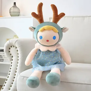 Design personalizzato peluche peluche 12 ''bambola peluche caramella di cervo di pecora elfo peluche