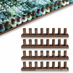 Cadre à tricoter en bois fait main, support réglable pour écharpes et pulls, outil pour couvertures, accessoire de couture DIY - Product Image 1