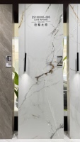Revêtement de sol élégant et luxueux en pierre frittée imperméable à texture pierreuse 1000*3000mm pour chambre, bureau, piscine et usage extérieur