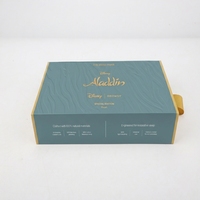 Caja de Regalo Roja con Asa y Bolsa, Personalizable con Logotipo en Dorado, para San Valentín, Empaque Romántico para Regalos
