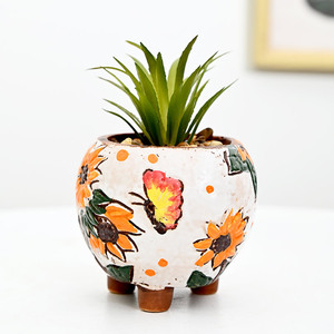 Macetas Pequeñas de Cerámica JM Coloridas para Plantas Suculentas, Macetas para Bonsái, Macetas para Flores para Decoración del Hogar - Product Image 3