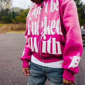 Custom logo <b>White</b> Sun Faded Acid Wash Street Wear Vintage 500GSM Heavyweight Gradient Puff Printing <b>Zip</b> <b>up</b> <b>Hoodie</b> - Product Image 5