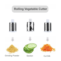 Multifunctionele Handmatige Trommel Groentesnijder Chopper Keuken Aardappel Cutter Grinder Machine Multifunctionele Groente