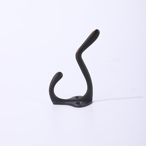 Decorative Robe <b>Hook</b> Zinc Alloy Vintage Style Black Anti Corrosion Cabinet Hat Wardrobe Closet <b>Bathroom</b> <b>Hook</b> Single Piece - Product Image 2