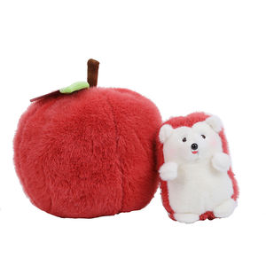 CPC yanxiannv <span class=keywords><strong>Valentine</strong></span> 2024 Tiktok Venta caliente juguetes suaves peluche rojo manzana erizo muñeca - Product Image 1