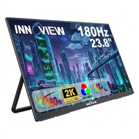 Ultradünner Vollmetall 23,8 Zoll Externer Monitor 2560x1440 180Hz 3ms Reaktionszeit für Wettbewerbsfähiges Gaming