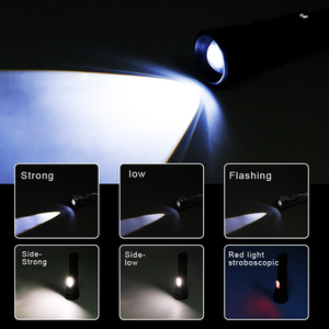 Được Xây Dựng Trong 18650 Pin ABS Trọng Lượng Nhẹ Zoom 15W Torch Ánh Sáng Con Lăn Zoom Thiết Kế Chất Lượng Cao Đèn Pin Siêu Giá Rẻ <span class=keywords><strong>LED</strong></span> Đèn Pin - Product Image 3