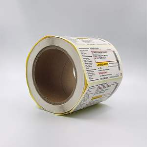 新しい環境に優しい粘着ステッカー、粘着紙、長方形、カラー印刷、カスタマイズ可能なジュースラベル（様々な用途向け） - Product Image 5