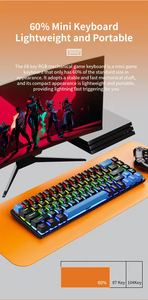 Mechanical Keyboard 87 <b>Keys</b> RGB Backlit Wired <b>USB</b> Gaming Keyboard For Desktop Computer - Product Image 5