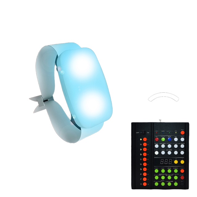 Adjustable LED Light-Up Wristband Remote Control DMX Bracelet Factory Price Outdoor for Parties Festivals