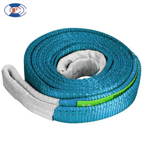 H&F 도매 100% 폴리에스터 리프팅 웨빙 슬링 1-50톤 전문 아이앤피 플랫 웨빙 리프팅 슬링 라운드 슬링 - Product Image 6