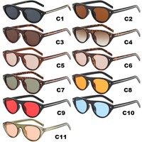 Lunettes de soleil œil de chat pour femmes, tendance, pas chères, vente en gros, classiques, populaires, en plastique