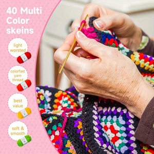 <span class=keywords><strong>Kit</strong></span> de Costura con 56 Agujas de TPR, Juego Completo para <span class=keywords><strong>Tejer</strong></span> Suéteres de Lana a Mano, Herramientas de Crochet para <span class=keywords><strong>Principiantes</strong></span> - Product Image 6