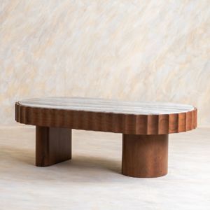 Mesa de Centro/Café Moderna y Ecológica de Madera de Acacia, Mueble Elegante para Sala de Estar, Oficina en Casa, Hotel - Product Image 6
