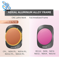 Jeu d'objectifs réglables à angles professionnels avec filtre d'objectif de caméra ND MCUV pour Osmo Pocket 3