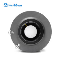 Kipas Inline Aliran Campuran EC 150mm 6 inci 100-240V PWM Pengaturan Kecepatan Tanpa Tingkat (Stepless) Casing Logam Busa Peredam Suara Kebisingan Rendah