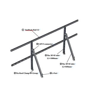 Sunforson impianti solari costruzione corrimano tetto di sicurezza avanzata solare <span class=keywords><strong>Guardrail</strong></span> sul tetto - Product Image 3