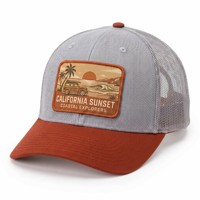 Casquette Trucker à 6 Panneaux avec Logo Brodé Personnalisé, Visière Courbe, Maille Premium de Haute Qualité pour Hommes et Femmes, Design de Marque