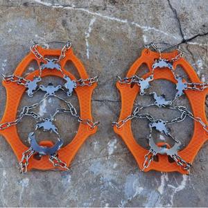 TPE New Ice Claw Couvre-chaussures d'escalade de <span class=keywords><strong>montagne</strong></span> sans neige <span class=keywords><strong>Crampon</strong></span> de glace à 19 dents 1mm d'épaisseur Utilisation anti-hiver - Product Image 2