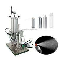Máquina de llenado de Aerosol semiautomática, espray de pimienta, presión de aire, equipo de llenado de botellas de Gas Lpg, fabricante de Shanghai