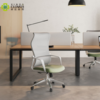 Chaises de bureau ergonomiques modernes en maille, réglables, avec dossier en forme de flèche et pivotantes, pour bureau à domicile, accoudoirs réglables, vente en gros