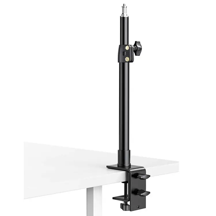 שולחן הר שולחן עבודה C מהדק אור Stand, מצלמה מהדק הרכבה Stand עבור מצלמה טבעת אור
