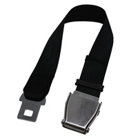 SAINUO YCQ-800 Rallonge de ceinture de sécurité de voiture en polyester à 2 points, sangle d'extension réglable avec boucle avion pour Aviateur (1994-2000)