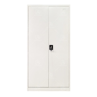 Armoire métallique de bureau moderne à 2 portes, réglable, pour le stockage de dossiers, en acier bon marché, pour hôpital, école