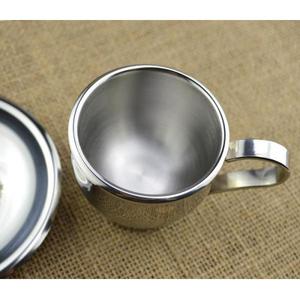 Tazza calda invernale per caffè e latte a doppia parete in acciaio inossidabile per tè e piattini - Product Image 3