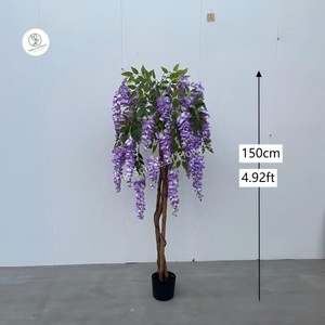 Venta directa <span class=keywords><strong>de</strong></span> fábrica <span class=keywords><strong>Planta</strong></span> <span class=keywords><strong>de</strong></span> glicinia <span class=keywords><strong>de</strong></span> alta calidad Árbol artificial al aire libre <span class=keywords><strong>Planta</strong></span> verde artificial <span class=keywords><strong>de</strong></span> plástico verde para cumpleaños - Product Image 2
