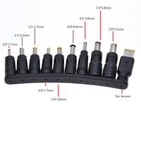 OEM USB-C zu DC Adapter Kabel PD100W 3A Schnellladekabel mit 10 Anschlusstypen Geflochtene Abschirmung für Laptops Kameras Kopfhörer