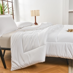 Ensemble <span class=keywords><strong>de</strong></span> couette moderne quatre saisons, garnissage en fibres synthétiques douces, tissu microfibre cardé, 1 couette, <span class=keywords><strong>2</strong></span> <span class=keywords><strong>oreillers</strong></span>, vente en gros - Product Image 4