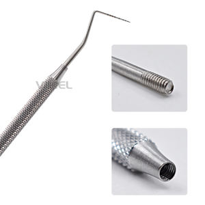 स्नातक जांच इस्पात उपकरण पैमाने 6 + 1 किट दांत गुहा सफाई उपकरण दंत जांच - Product Image 2