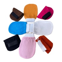 Gant de gant de bain exfoliant en Viscose de nettoyage du corps personnalisé multicolore en vente