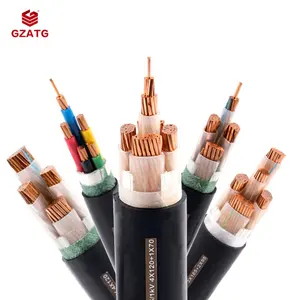 GZATG Factory Price 0.6/1KV YJV / YJV22 / YJLV / YJLV22 CU/AL/XLPE PVC Power Cable