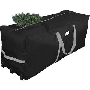 Sac de rangement pour arbre de Noël, grand, autoportant, en tissu épais, pour emballage cadeau de Noël - Product Image 6