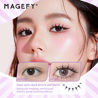 MAANGE 2026 Vente en gros de cils 3D naturels, 5 paires de cils Manga, faits à la main, en cheveux synthétiques haute performance, cils en bande complète
